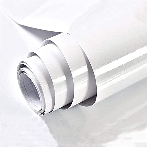 TANONE 17.7" X 393" White Contact Paper for Countertop, Self Adhesive Removable Countertop Contact Paper Waterproof Vinyl Decorative Film for Cabinet by TANONE - Used condition - US$20.76