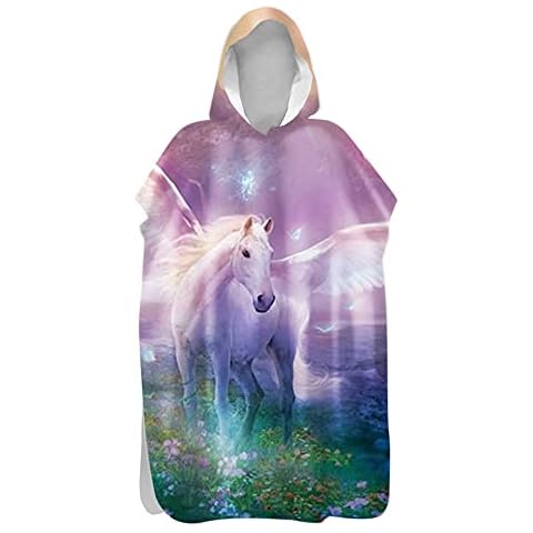 DOTBUY Microfiber Hooded Poncho Towel Cover
