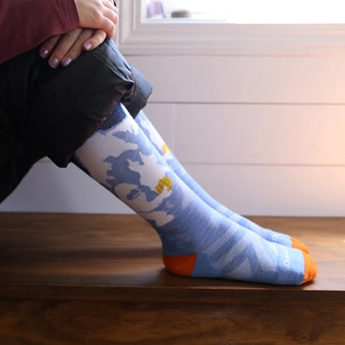 Darn Tough Vermont Men's Vermont Little Yeti OTC Midweight with Cushion Junior Sock (Style 3809)2