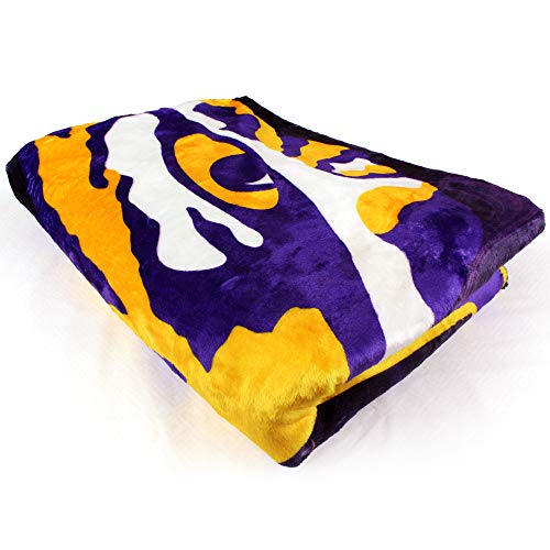 College Covers Everything Comfy LSU Tigers Color Swept Soft Throw Blanket, 30" x 40" by College Covers - Image 2