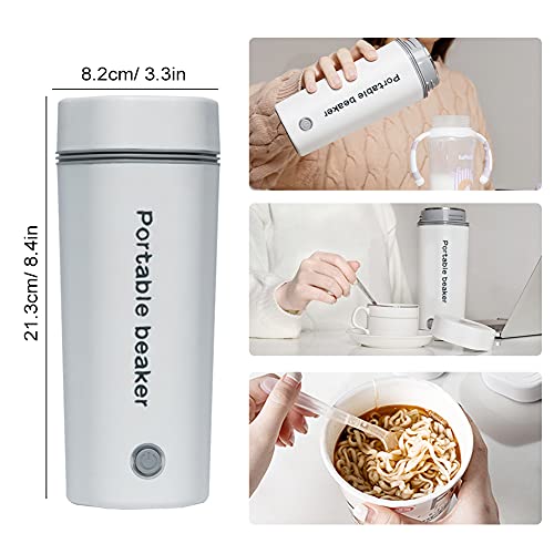 Taza eléctrica de viaje 350ML con calentamiento rápido miniatura 6