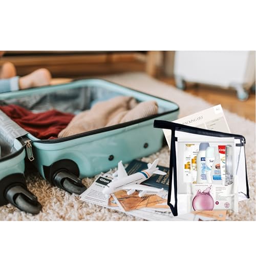Women’s Mini Travel Toiletries Set – Travel Size Toiletries Under 100ml, Airport Security Approved Essentials with Clear Travel Bag for Holiday, Hospital, Maternity, Camping - Image 5