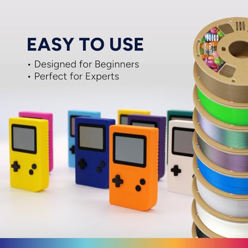Image of OVERTURE Easy PLA 1.75mm 3D Printer Filament, 1kg PLA Cardboard Spool (2.2lbs), Dimensional Accuracy + /- 0.02mm, Fit Most FDM Printer (Easy Yellow)