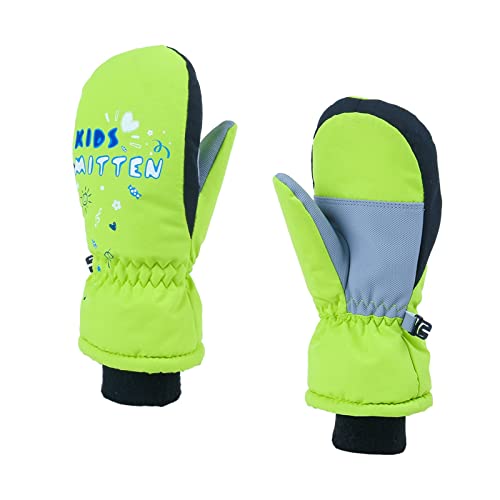 Luvas de esqui impermeáveis Snowboard quentes luvas de inverno respirável luvas infantis luvas de te