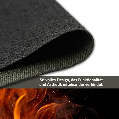 FireMat Classic 46x46cm, Feuerfeste Unterlage für Elektrogeräte wie Kaffeemaschinen, Mikrowelle, Wasskocher, Airfryer,rutschfest – Bild 6