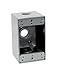14255 1 Gang Gray Deep Outlet Box