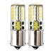 BA15S led 12v 1156 1141 S8 baïonnette unique Contact, étanche Lampe, 5W Blanc Froid 6000K, pour Bateau, RV, Auto Voiture, extérieur Éclairage de Paysages, etc (Lot de 2)