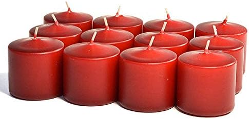 3 Boxes of Unscented No Fragrance Navy Votive Candles for Wedding/Dinner, Holiday Event, Home Decoration, 15 Hour, 1.5 in. Diameter x 2.25 in. Tall, 12 per Box