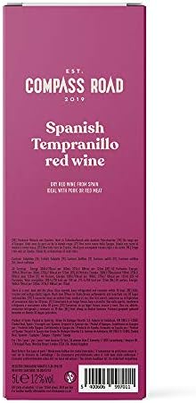 Amazon Brand - Compass Road Tempranillo, Spain (Bag in Box), 5L