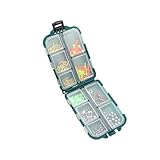 KOMBIUDA 157-teiliges Tragbares Angelzubehör-Set Kunststoffaufbewahrung Mini-allzweckköder Angelverbindungsset Multifunktionales Angelzubehör-Paket