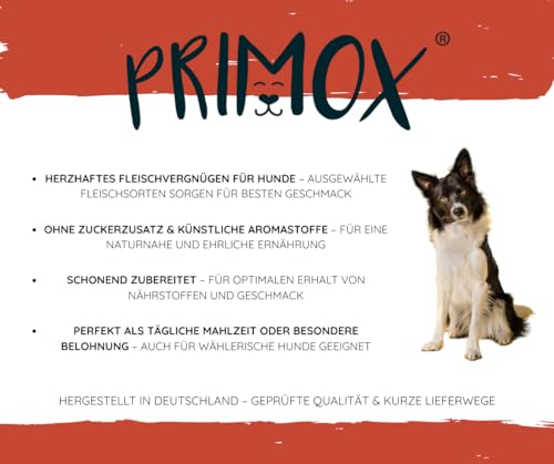 Primox | Rind 2x6x800g | Sparpaket | Hundefutter