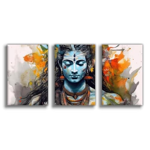 Impression sur toile Shiv hindoue UTGN pour remplacer un poster et embellir un mur