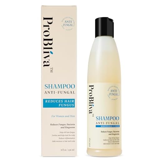 ProBliva Fungus Shampoo, Psoriasis Shampoo, Itchy Scalp Shampoo for Hair & Scalp - for Men and Women - Help to Reduce Ringworm, Itchy Scalp - Contains Natural Ingredients Coconut Oil, Jojoba Oil, Emu Oil