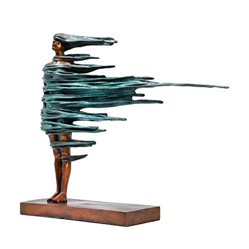 Artylife Abstract Bronze Statue Strong Woman In The Wind Human Body Sculpture Modern Art High Xu-623 #TOP1