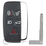 Vurkcy Key Fob Replacement for 2012-2018 Land Rover Range Rover/ 12-16 LR2 LR4/ 15-18 Discovery/ 2011-2020 Jaguar XJ F-Pace F-Type XF XE Car Keyless Entry Remote Control, KOBJTF10A, 5 Btn