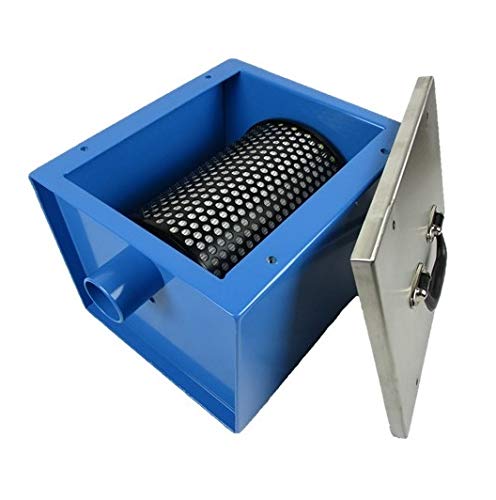 HEPA-Filterbox inklusive HEPA H13 Schwebstofffilter-Patrone | 50mm Schlauchanschluss beidseitig | Made in Germany (mit HEPA H13 Filterpatrone)