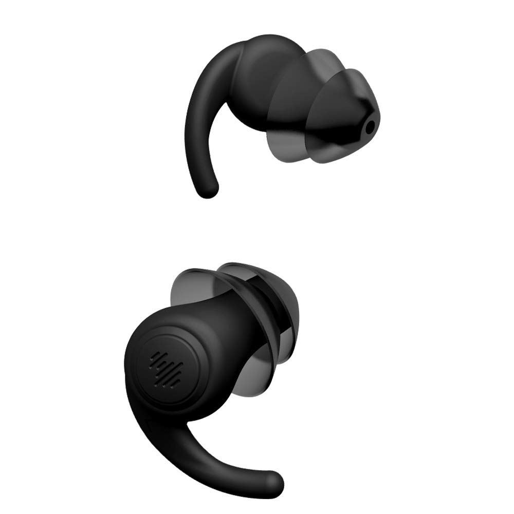 Earplugs et bouchons d'oreilles noirs 2 floors pour dormir calme sans bruit