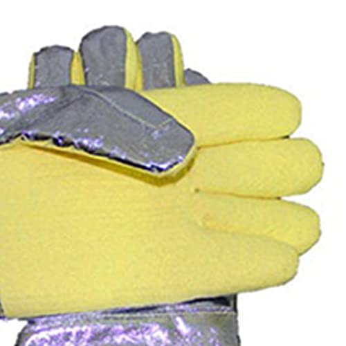 Guantes de soldadura aislados contra quemaduras de 500 grados en metalurgia 2