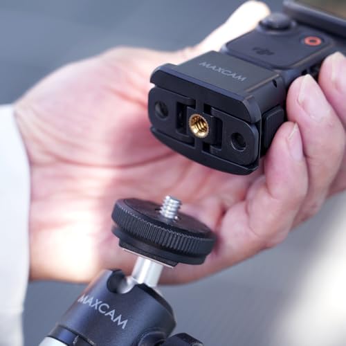 Accesorios DJI Pocket 3 con base de carga rápida y soporte compacto con rosca de 1/4 4