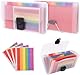 2 Pack Flash Kartenhalter Regenbogen 13 Taschen A6 Akkordon Datei Organisator für Karten, Gutscheine, Quittung, Steuerartikel, Mini-Ticket erweiternde Ordner, erweiterbarer tragbarer Ordner