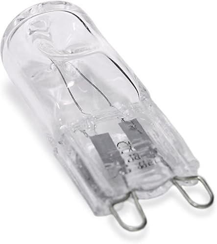 10 x Opus G9 18W = 30W 240V Mains Clear Long Life Eco Warm White Halogen Energy Saving Capsule Lamp Dimmable Light Bulb, Packaging may vary