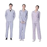 eps maison blanche hopital public Pyjama en coton pour femme : motif à rayures est créatif et élégant, ce qui rendra vie de , vêtements de nuit à manches longues