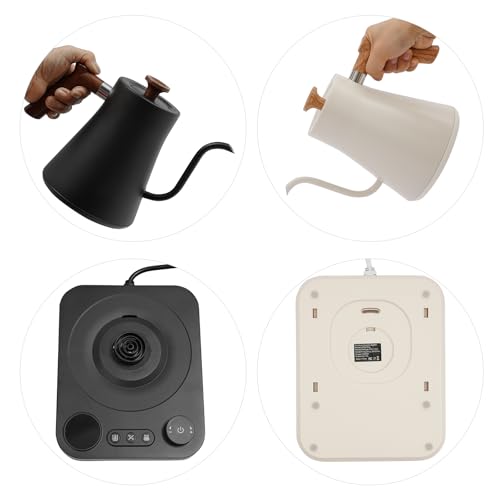 Hervidor eléctrico de cuello de ganso 1200W negro miniatura 3