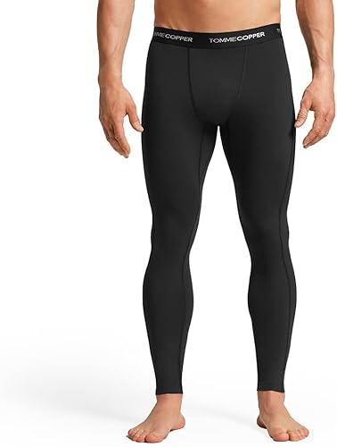 Tommie Copper Mallas de compresión de rendimiento para hombre UPF 50, transpirables, elásticas para apoyo muscular y recuperación