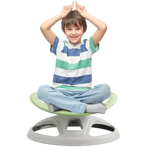 Brelley Sensory Spinning Chair for Autism, Autistic Kids Swivel Chair, Sensory Activity Toy for Toddlers, Physical Coordination Training Indoor & Outdoor Autism Sensory Products