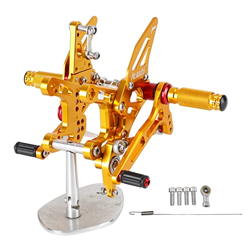 Areyourshop Adjustable Cnc Rider Rearsets Footrest Foot Pegs For Kawasaki Zx-10R Ninja Zx10R / Zx1000 / Abs 2021-2023 #TOP4