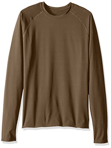 Soffe Men s Tight Fit Long Sleeve Jersey T-Shirt, Tan, Medium