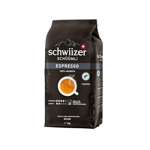Schwiizer Schüümli Espresso Bohnen 1 kg - Intensität 4/5 - UTZ Zertifiziert