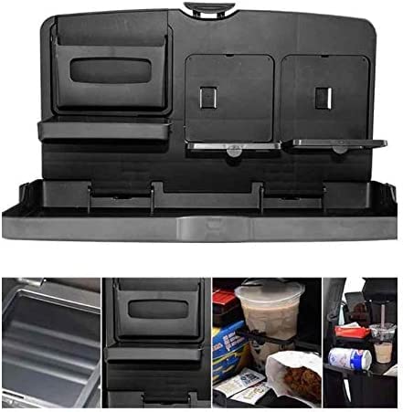 Image of Car Cup Holder, Meal Tray, Storage Rack, Rear Seat Dining Table, Fixed Storage, Tea Cup Holder, Car Interior Tray, Interior Decoration