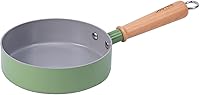 Vista 1 de JEETEE Sartén antiadherente de 6.3 pulgadas, sartén antiadherente con mango resistente al calor, sartén pequeña de inducción para huevos (verde)
