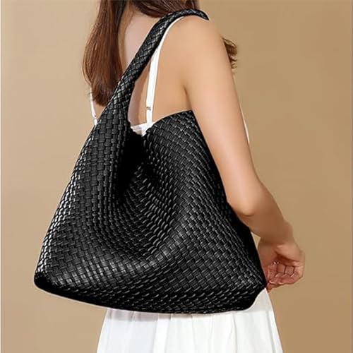 Tote Bag Shoulder Handbags for Women Hand bag Large Capacity Travel Woven Lightweight Purse Hobo Slouchy Bags4