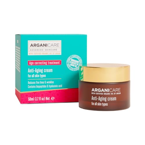 Arganicare | Crème Anti-Âge Visage | Huile d’Argan Bio &