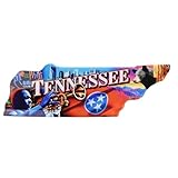 Tennessee State Shape Acrylmagnet, Reise-Souvenir und Kühlschrankzubehör, Sammlerstück, Andenken, 12,9 x 3,8 cm