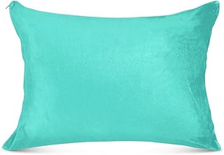 ODAWA Turquoise Standard Pillow Cases Soft Zipper Pillow Cases Valentines Day Gifts for Women Men (Pillows are not Included)