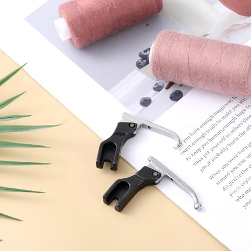 2 piezas pie prensatelas para máquina de coser con cuentas miniatura 6