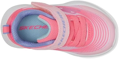 Skechers Kız Microspec Advance Sneaker, Açık mor, 10 Toddler - Görsel 3