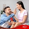 Red Delight Milk Chocolate Diamond Truffles with Smooth Nut Filling - Pack of 10 (With 40 Chocolate Truffles) 15.50oz Creamy Treats - Kosher, No Added Sugar, Gluten-Free European-Style Chocolates