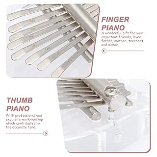 BIENKA Mini Kalimba Pouce Piano Kalimba Musique Poche Pouce Piano Portable Instruments de Musique Cadeau for Débutants… - Les Beatles, Paul McCartney, John Lennon, RIngo Starr, George Harrison BIENKA Mini Kalimba Pouce Piano Kalimba Musique Poche Pouce Piano Portable Instruments de Musique Cadeau for Débutants… – Image 5