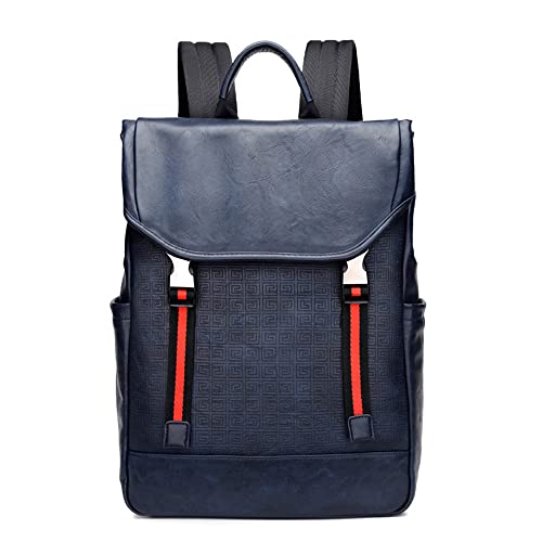 Sac à dos imperméable bleu L avec ceinture fixe en PU