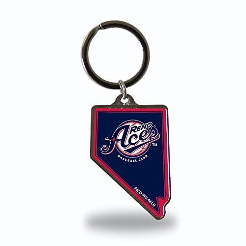 Reno Aces porte-clés MiLB baseball en forme d'état idée cadeau pour fan de sport