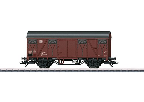 Märklin 44500 - Gedeckter Güterwagen Gs 210, DB, Spur H0, Rotbraun