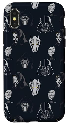 Installazione facile Star Wars Darth Vader e i cattivi del lato oscuro Custodia per iPhone X/XS