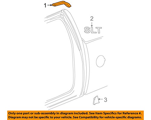 General Motors GM OEM Exterior-Cab-Roof Molding Right 20815166