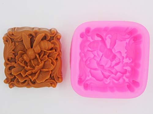Bee Silicone Mold For Soap Candle Chocolate Candy Silicone Molds For Soaps Bombs Baking Fondant Mints S001 #TOP2