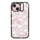 CASETiFY インパクトリングスタンド MagSafe対応 iPhone 15 ケース [MIL規格準拠 (3x MIL-STD-810G) / 2mからの落下試験をクリア / MagSafe に対応] - mousse & cammy pattern - マットブラック