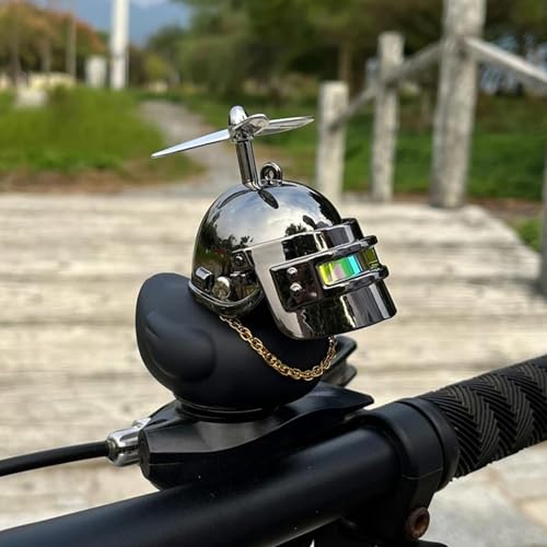 Pato de guiador de motocicleta, sinos de bicicleta de pato, Chifres de bicicleta Squeeze Duck, Acess